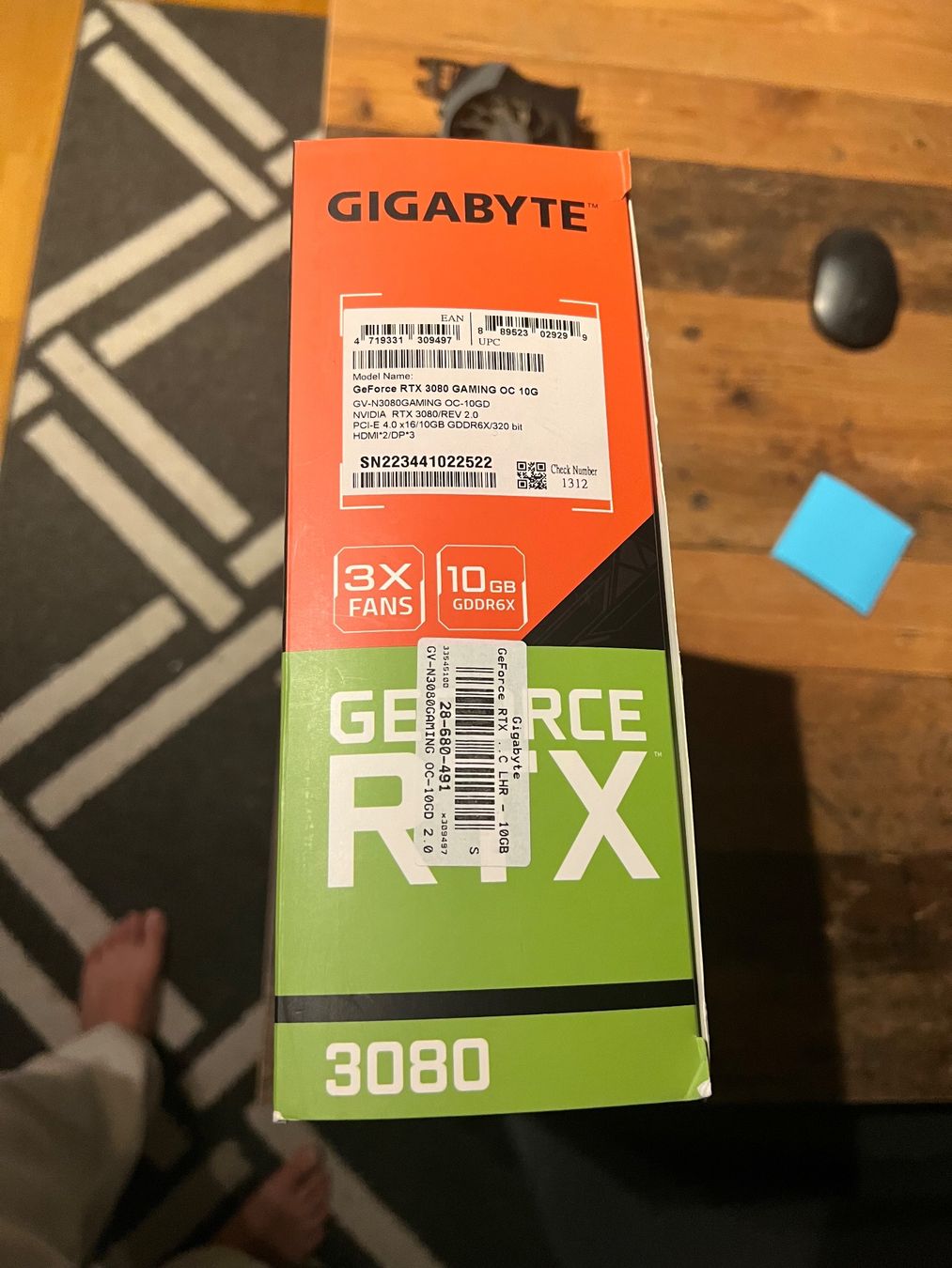 Gigabyte Grafikkarten: RTX 3080 OC Gigabyte – Gebraucht aus Zürich von Muri1 4