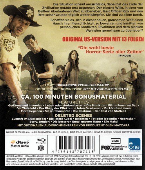 Tutti i DVDs: The Walking Dead - Staffel 2 [Blu-ray] – Nuovo e nell'imballaggio originale da Bitsch venduto da Melando 2