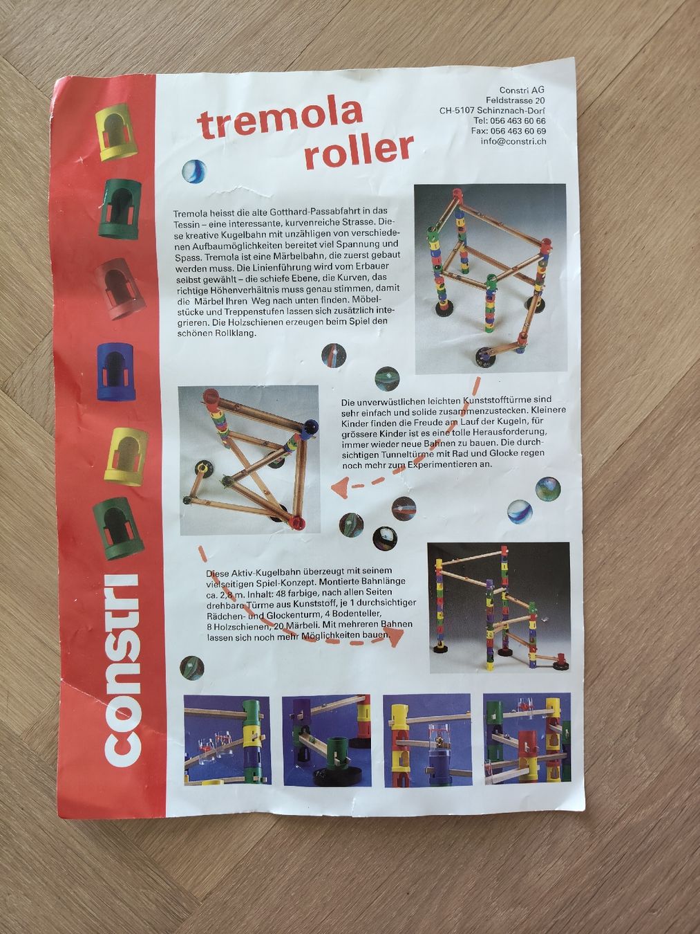 Giocattoli: Constri Tremola Roller Kugelbahn – Usato da Mettmenstetten venduto da heiki87 2