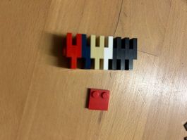 LEGO 17x Fliese 2x2 mit 2 Noppen (33909)