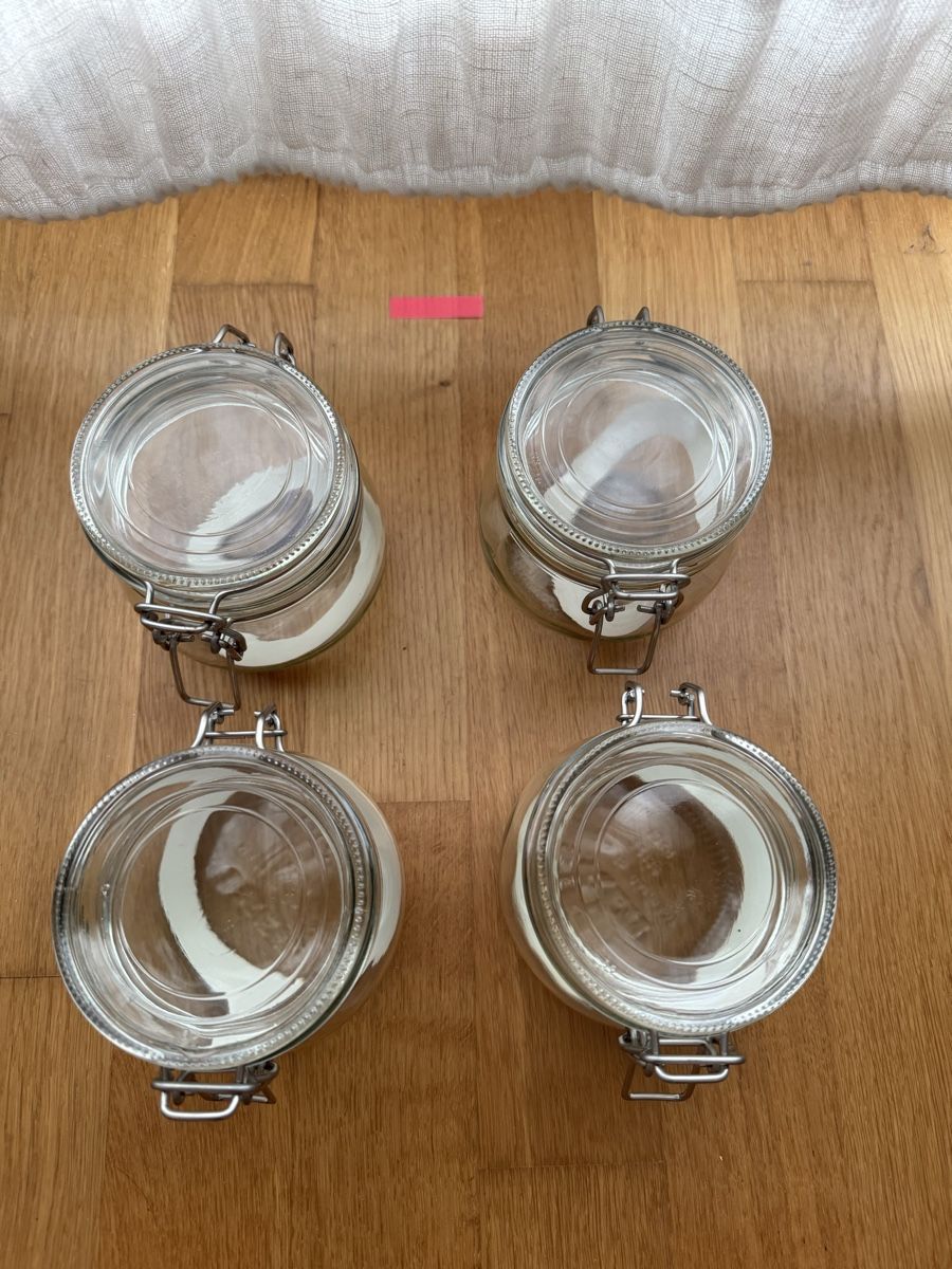 Ikea Contenitori & Simili: 4er Set 0.5l Vorratsgläser IKEA KORKEN – Usato da Luzern venduto da sandra-meier