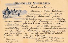 1904: SUCHARD-Karte, 5 Rp.-PK mit Stempel PIETERLEN 19.V.04