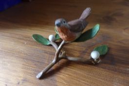 Aussergewöhnliche Wiener Bronze Vogel auf Ast