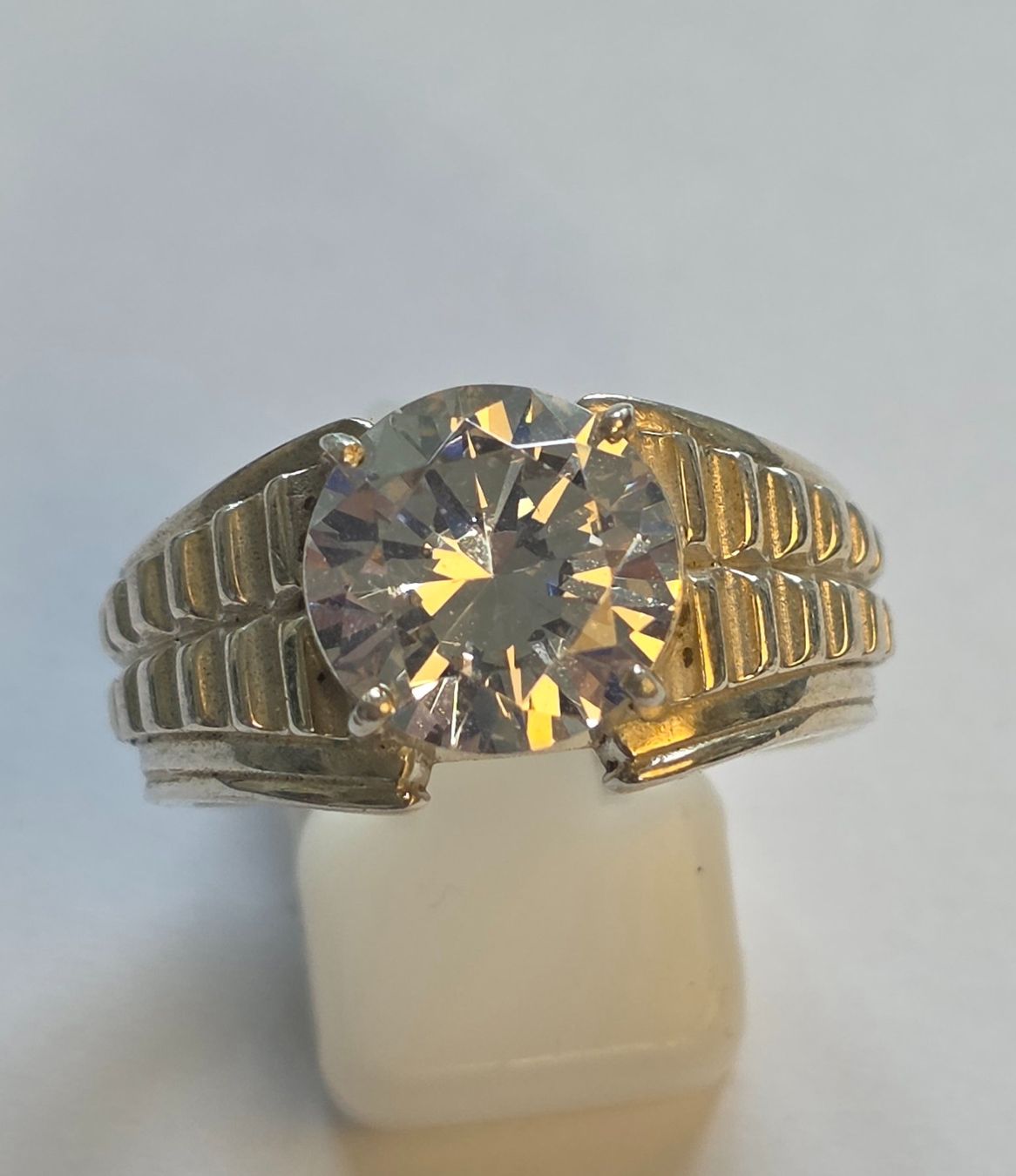 Ringe: Ring Silber mit grossem Zirkon Grösse 63 Neu – Neu (gemäss Beschreibung) aus Zürich von ben_mn5h 3