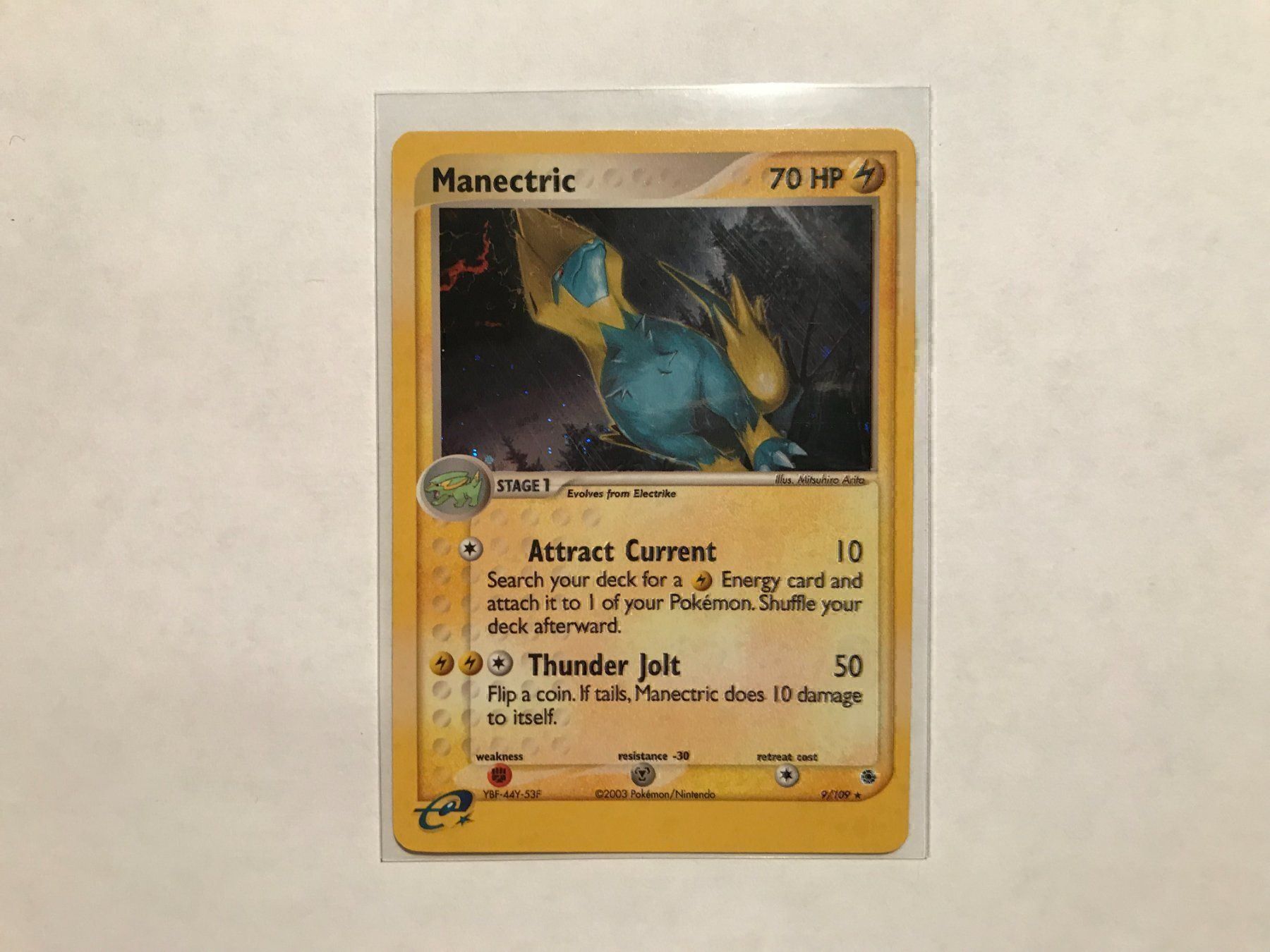 Pokémon Sammelbilder & Trading cards: Manectric holo Ruby & Sapphire – Neu (gemäss Beschreibung) aus Hagendorn von Pokecollectorch
