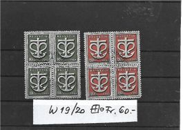 1945 : Wohltätigkeitsmarken im Viererblock