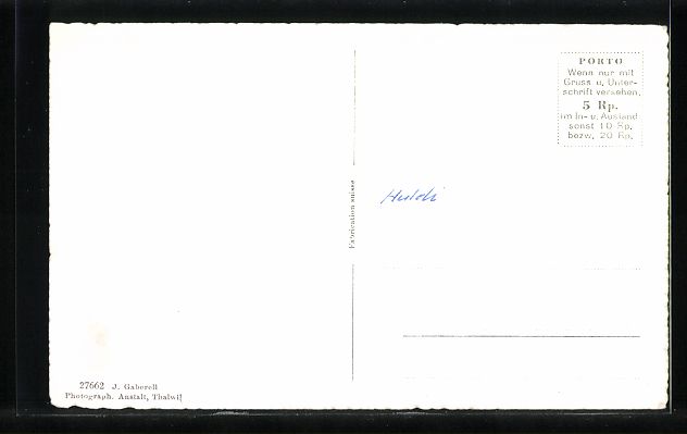 Cartoline postali: AK Adelboden, Niki Bar – Usato da Berlin venduto da bartko-reher 1