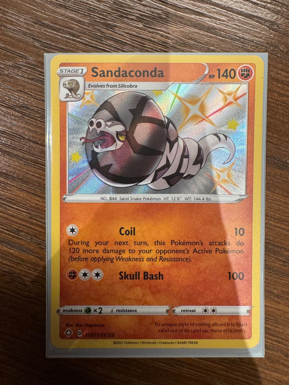 Pokémon Carte collezionabili: Sandaconda Pokemon SV071/SV122 – Nuovo (secondo la descrizione) da Winterthur venduto da hershanking