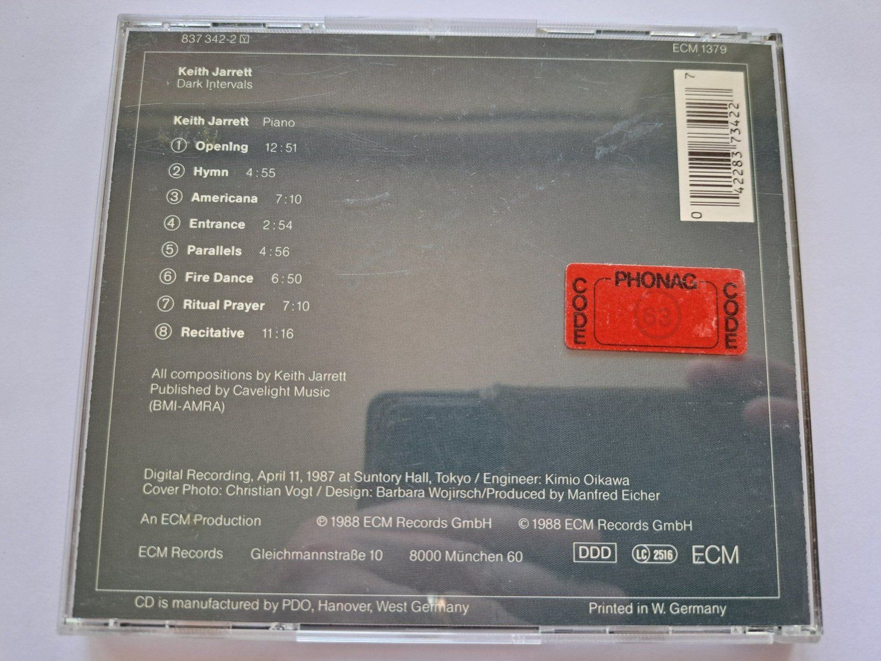 CD: Cd Keith Jarrett - Dark Intervals – Usato da Pully venduto da bro_n52j 1