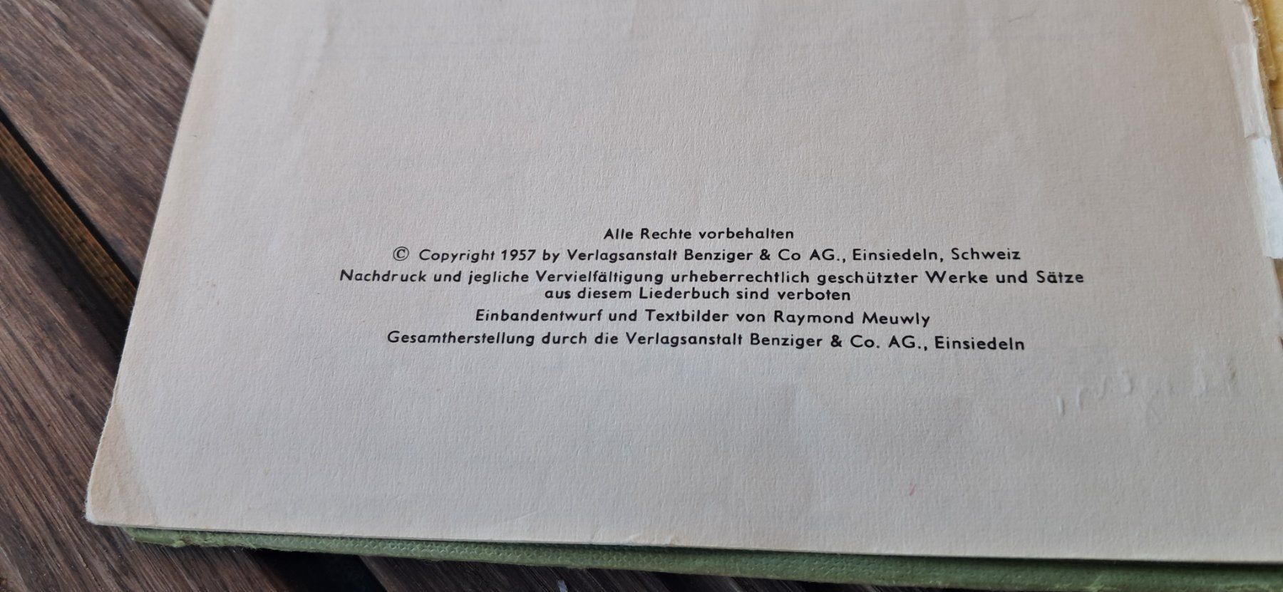 Libri: Altes populäres Schulgesangsbuch "Unser Singbuch", 1957 – Usato da Chur venduto da Okapi77 1