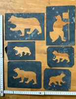 Bären Schablonen Lebkuchen, Berner Bär Kantonswappen Bern