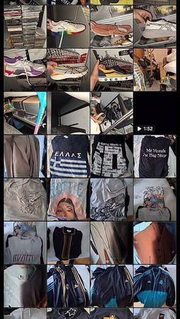 Jacken, Schuhe, Trikots, Anzüge etc