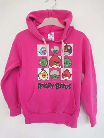 Mädchen Pullover Angry Birds Gr. 122/134 Pink