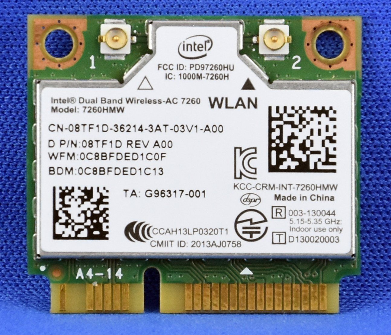 Intel Laufwerke & Adapter: INTEL WLan Karte 7260HMW – Gebraucht aus Künten von Arktisde