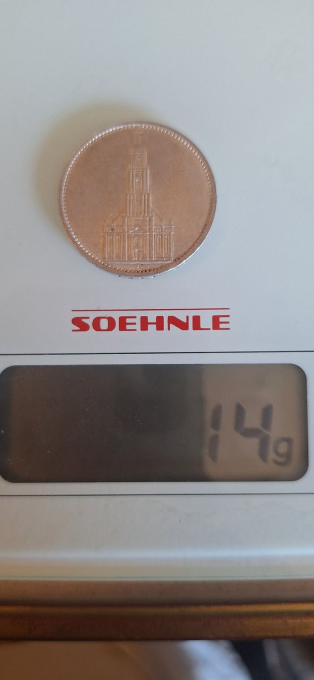 Tutti le monete: 5 Reichsmark 1935, 900er Silber mit Garnisonkirche – Usato da Laupen BE venduto da Ich-kauf-es 1