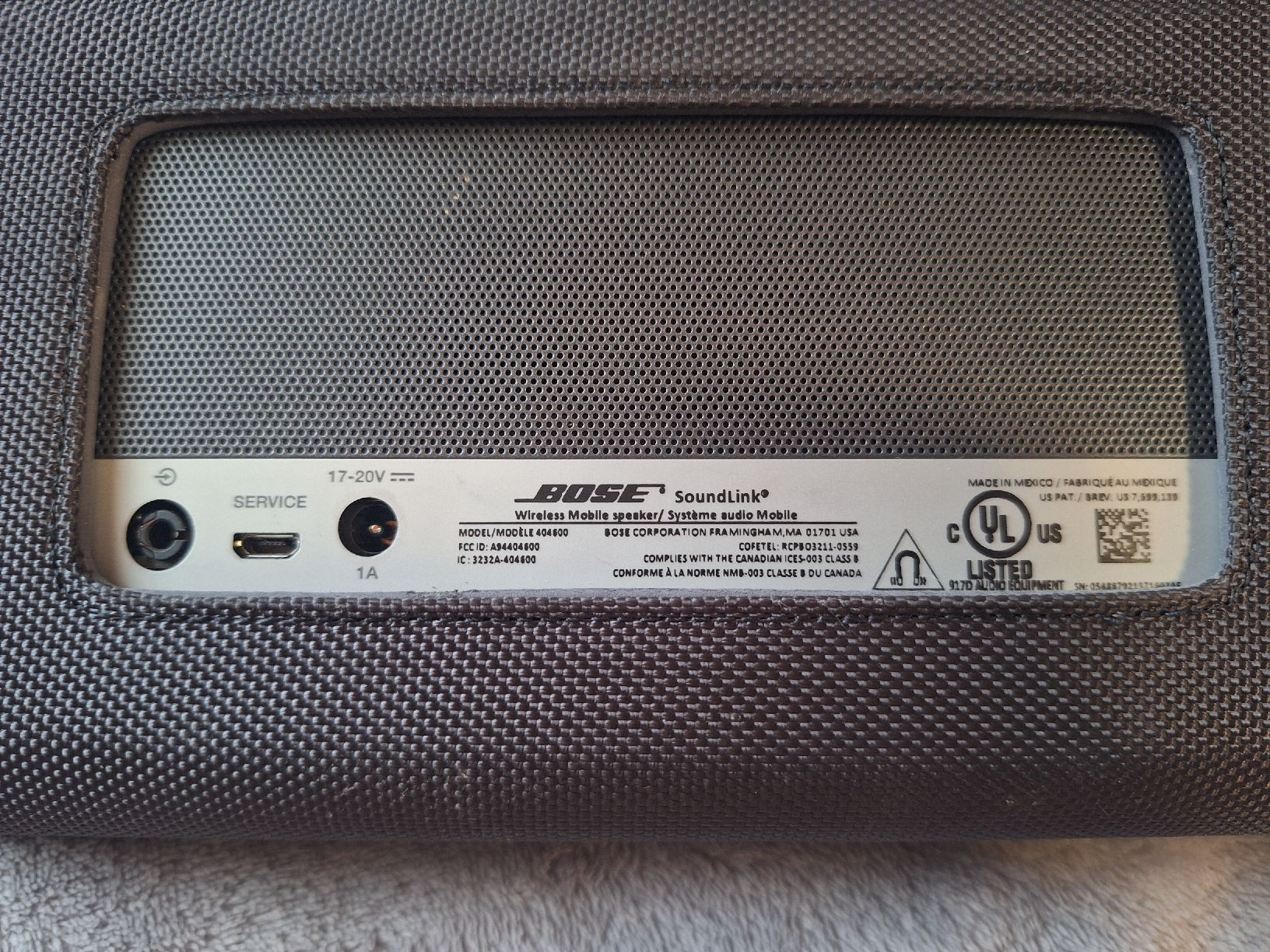 Bose Lettore multimediale & Streamer: Enceinte Bose SoundLink Modèle 404600 – Usato da Tannay venduto da v1n1p00h 4