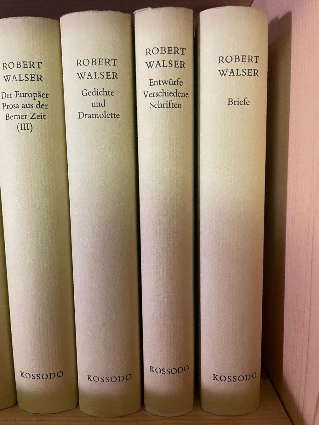 Libri: Robert Walser Das Gesamtwerk 13 Bücher – Usato da Frauenfeld venduto da Fortserj 4