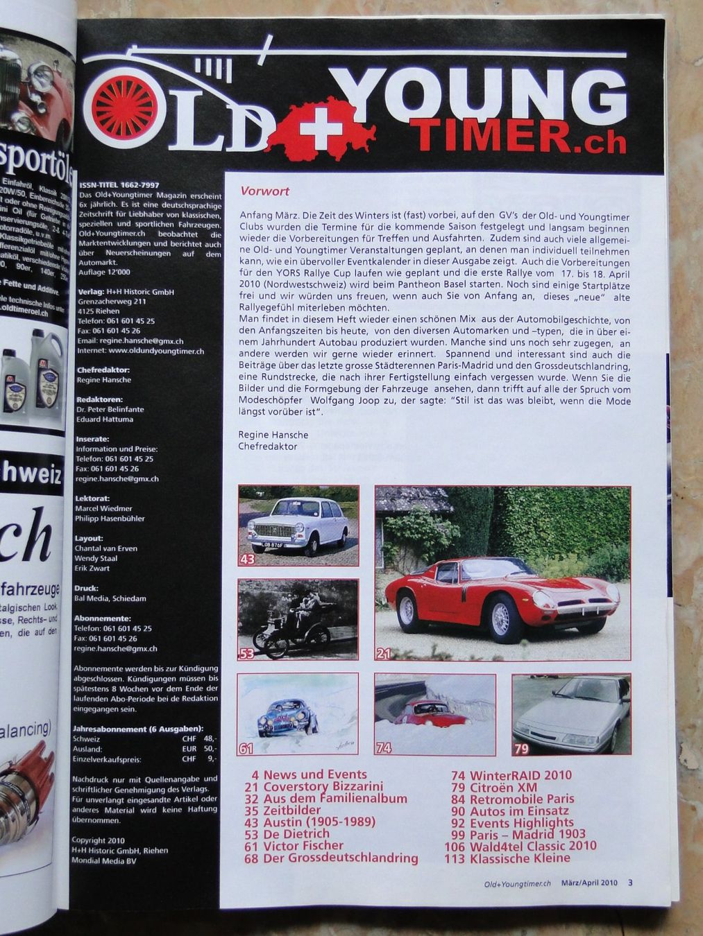 Riviste & Magazine: Magazine Oldtimer CH u. Programmhefte Memorial 2003-2012 – Usato da Killwangen venduto da cyrano56 7
