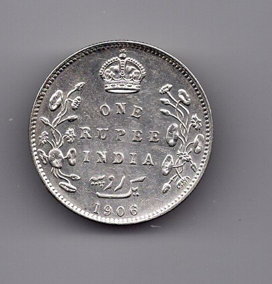 Tutti le monete: (2013) India, 1 Rupie 1906 stgl – Usato da Rüthi (Rheintal) venduto da erdnuessli1