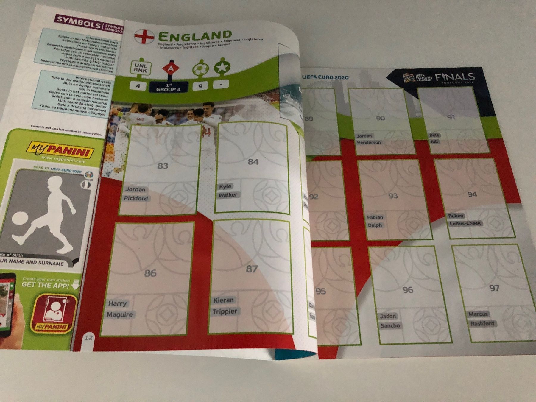Panini Alben: Panini Leeralbum Road to EM 2020 – Gebraucht aus Hergiswil LU von FcMalkov 2