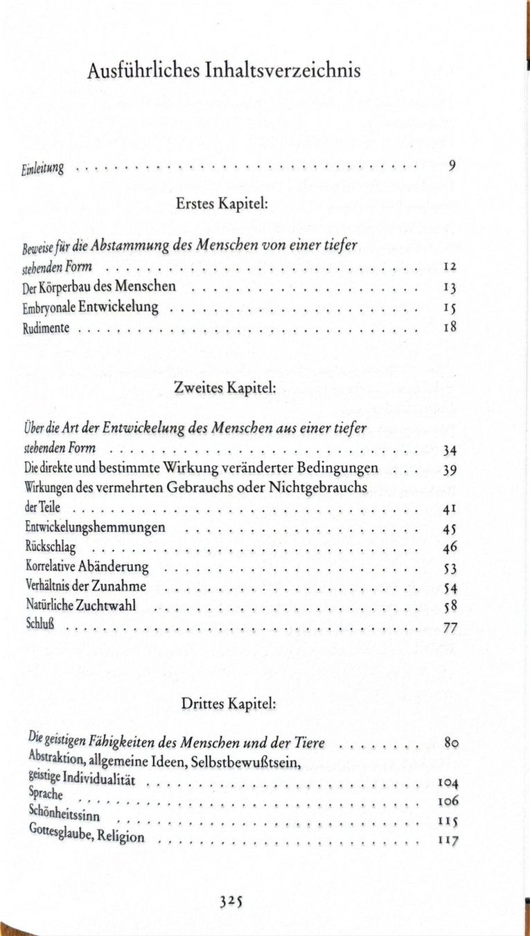 Libri: Darwin Charles, Die Abstammung des Menschen – Nuovo (secondo la descrizione) da Sarnen venduto da Livres 7