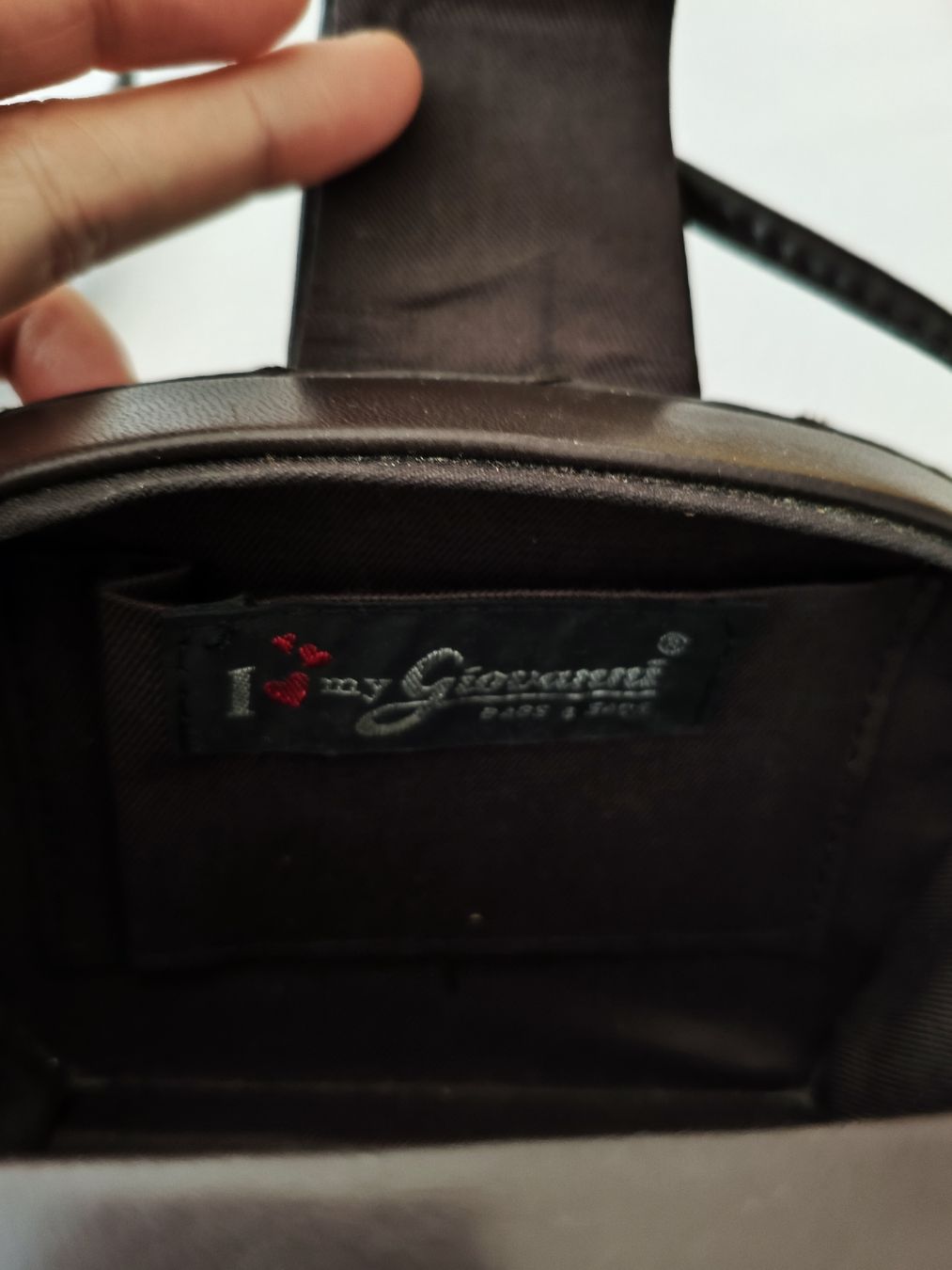 Borse da donna: Petit sac à main vintage marron – Usato da Basel venduto da aras7 1