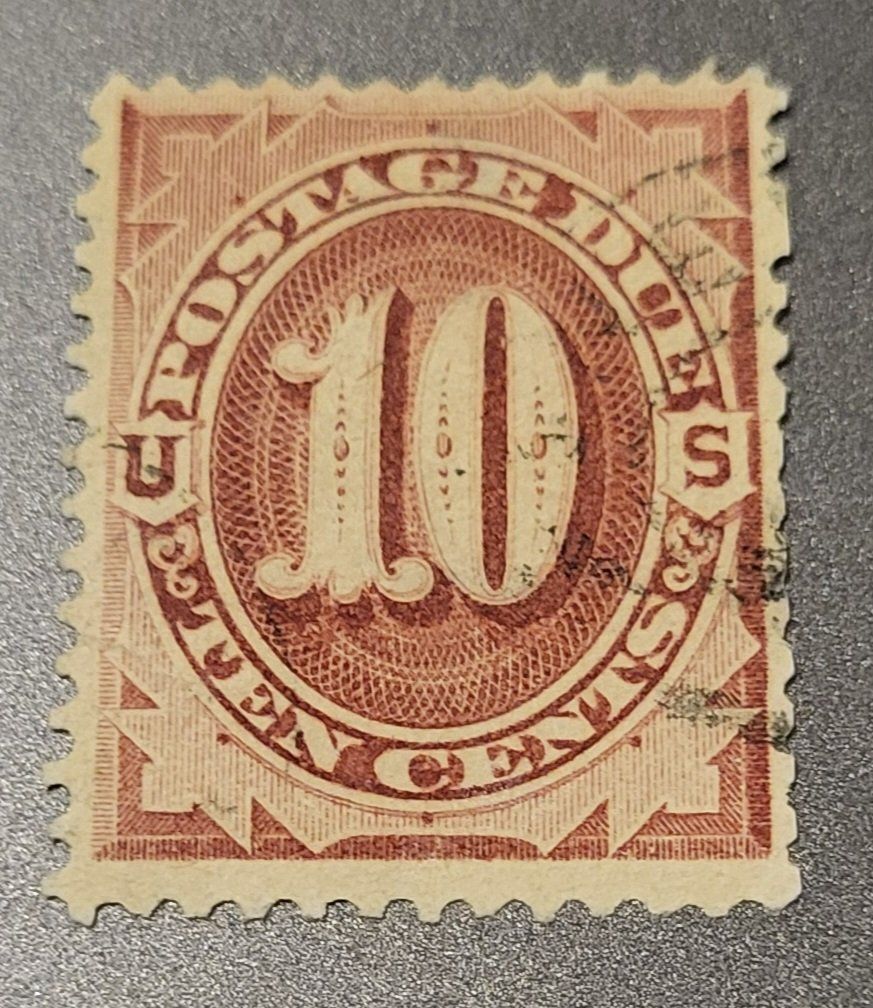 Alle Briefmarken: USA 1879-84 alte postage due briefmarke – Gebraucht aus St Gallen von Stampsalshobby