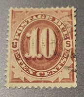 USA 1879-84 alte postage due briefmarke
