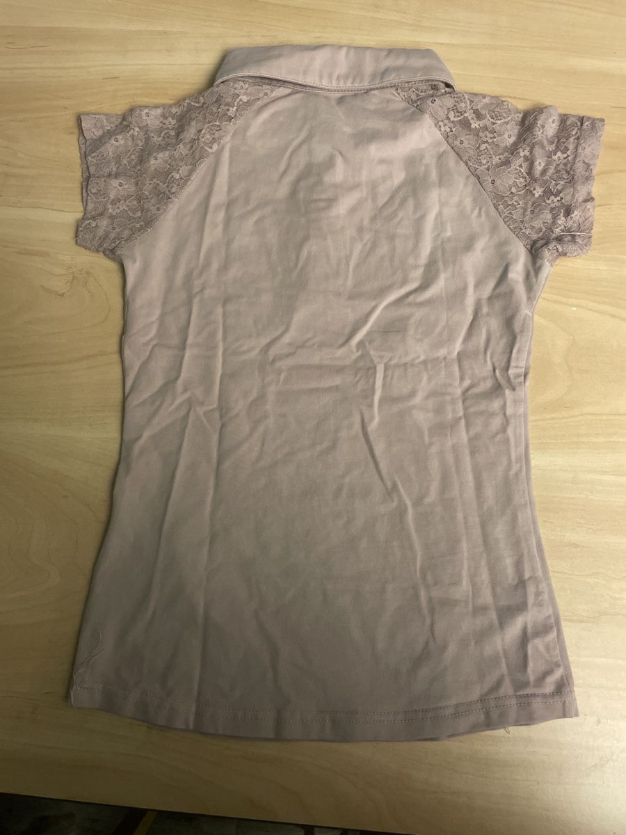 Felix Bühler Camicette, T-shirt & Top: Felix Bühler Poloshirt Gr. 152 Mädchen, Spitze Ärmel – Nuovo (secondo la descrizione) da Obergerlafingen venduto da cabo4 3