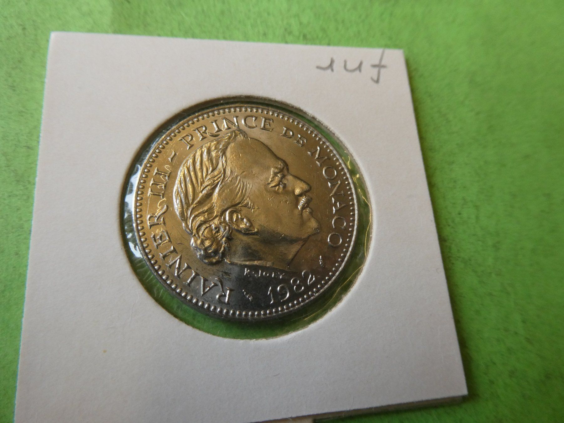 Tutti le monete: Monaco 1982, 5 Francs    unz – Usato da Hinterforst venduto da Rohusri 1