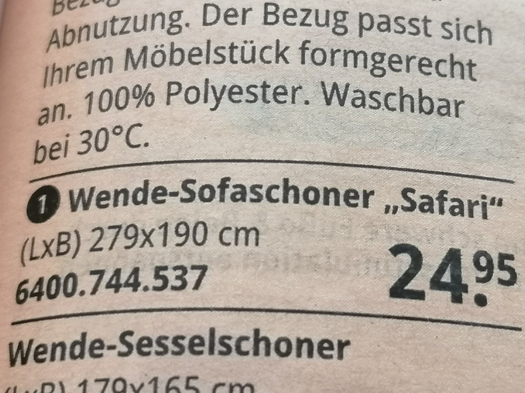 Decken: Wende Sofaschoner "Safari" 279x190cm, Top Zustand! – Gebraucht aus Oberwangen b. Bern von Kannenkoenig 1