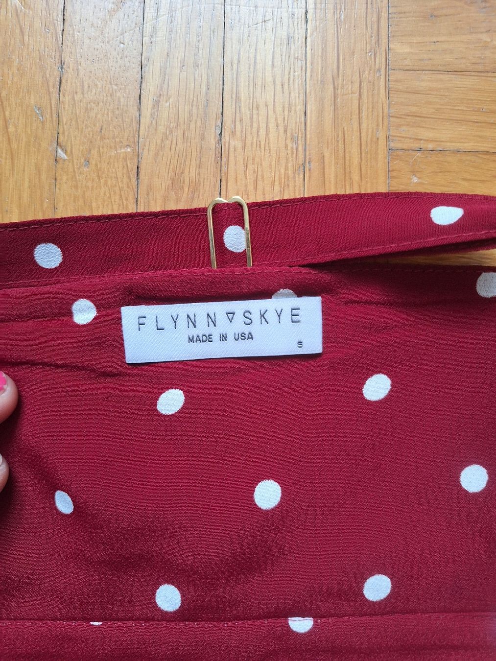 Tops: Flynn Skye Rot mit Pünktli, Grösse S – Neu (gemäss Beschreibung) aus Adlikon b.Regensdf von che_xxb9 4