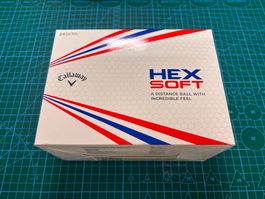 2 Duzend / 24 Golfbälle Callaway Hex Soft - Neu
