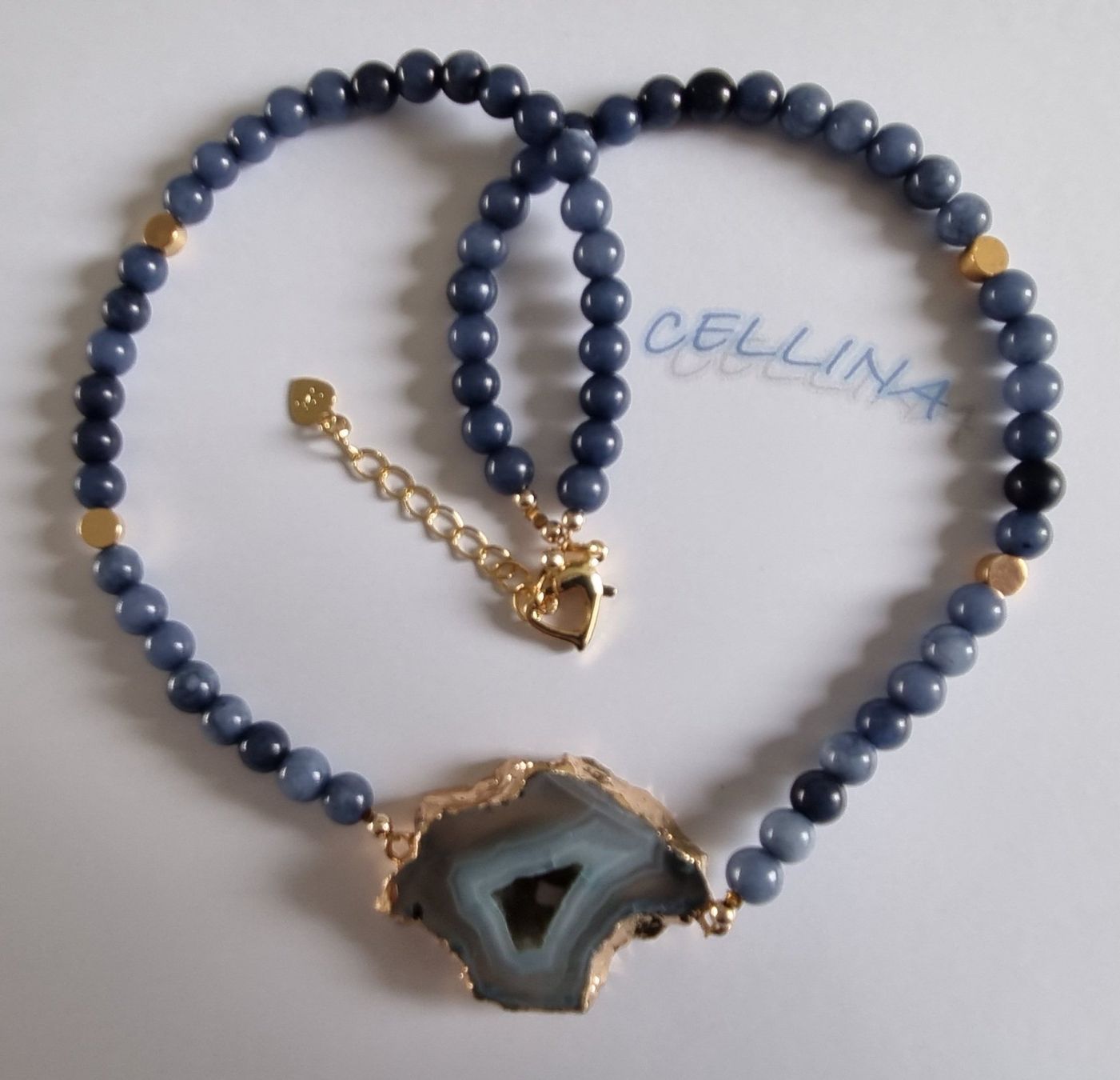 Catenine: Achat Halskette mit Drusenstein 30 – Nuovo e nell'imballaggio originale da Luzern venduto da Cellina1