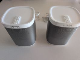 Enceintes Sonos Play:1 blanc lot de deux bon état