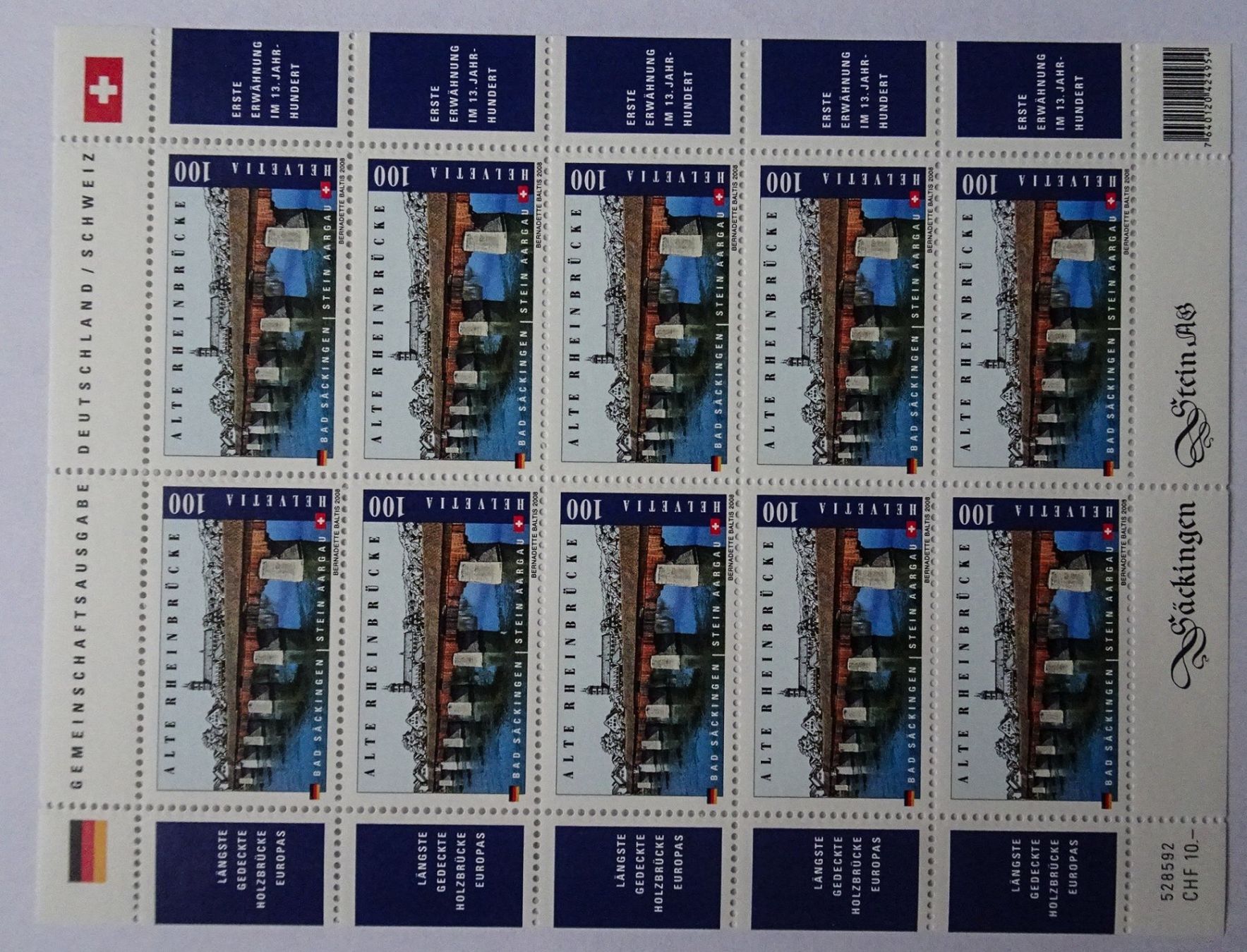 Tous les timbres: 2008* – Neuf (Voir description) à Aadorf par Chnorli-Furz
