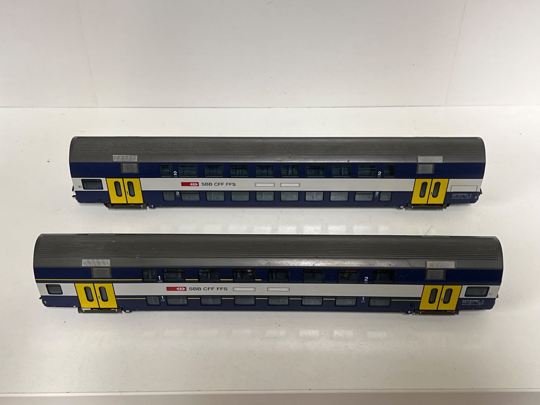 Fleischmann Modellini di ferrovie: Fleischmann S Bahn SBB   H0 AC 2 Stk. – Difettoso da Geroldswil venduto da TopTrain54 1