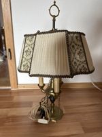 Tischlampe, Vintage Lampe, Barock Stil, Goldfarbig