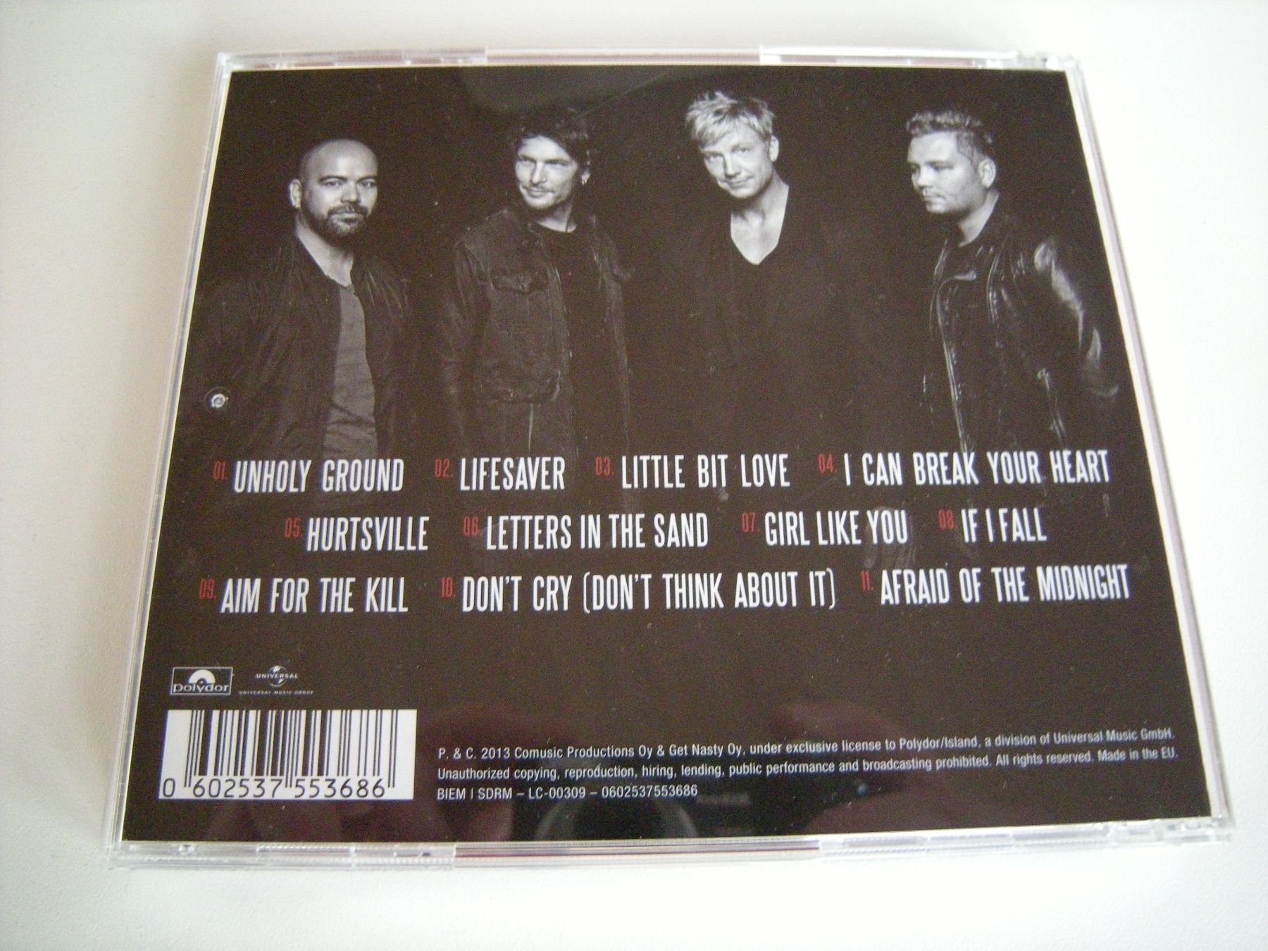 CD: SUNRISE AVENUE - Unholy Ground – Usato da Basel venduto da Ceebee62 1