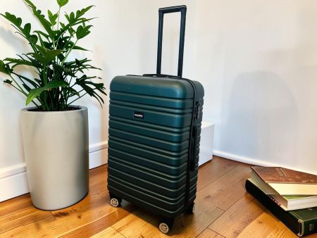 Reisekoffer Rollen abnehmbar XL 71x29x46cm Grün NEU