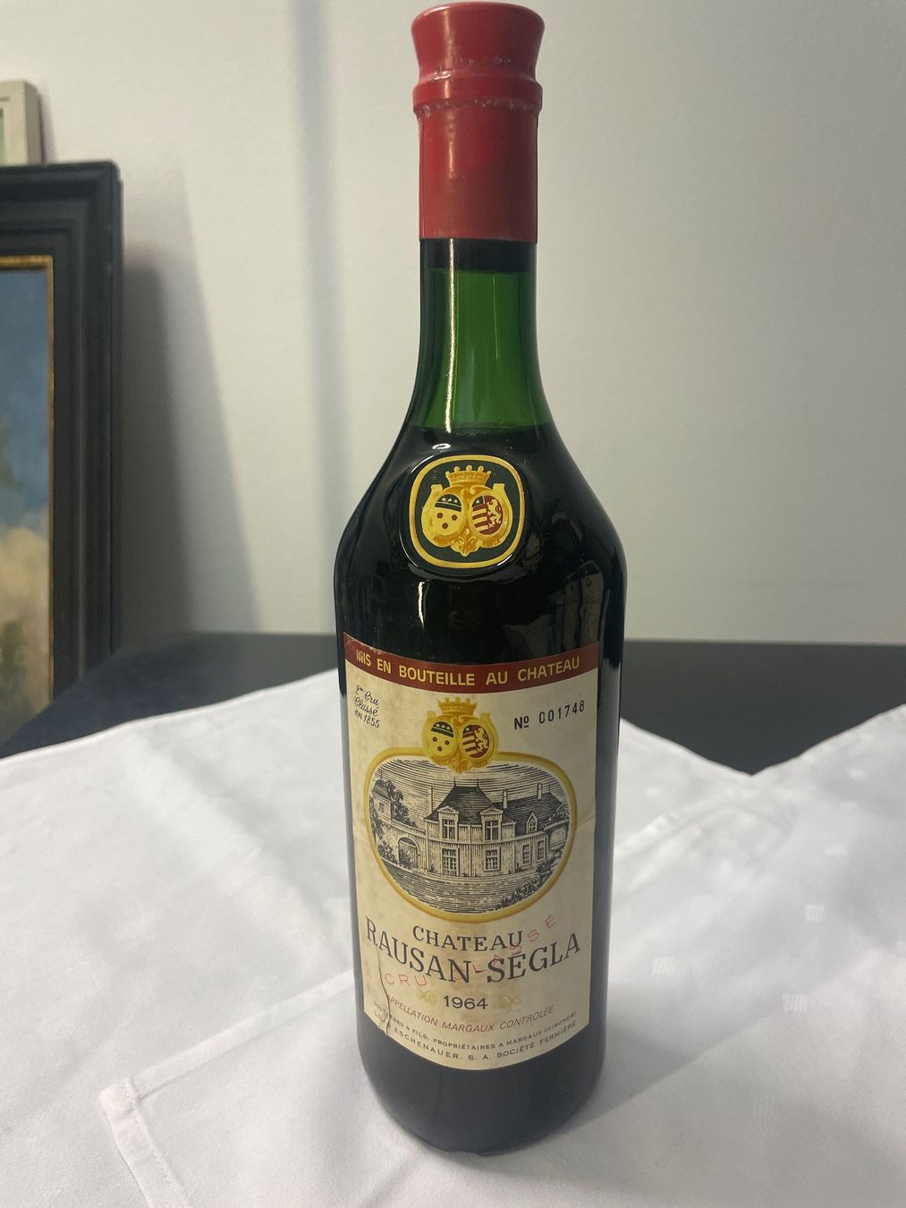 Vino: Château Rausan-Segla 1964 – Usato da Hölstein venduto da kolumbus1964