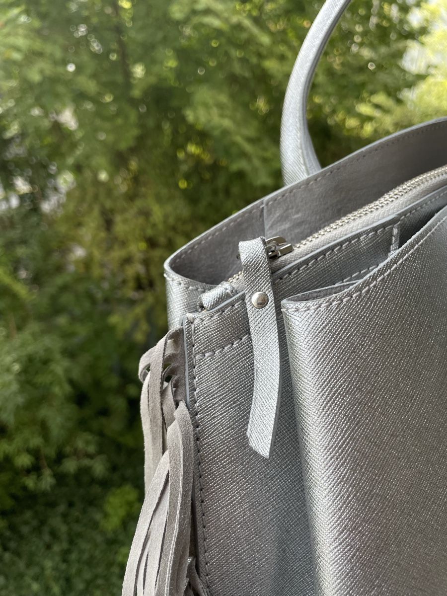 Navyboot Borse da donna: silbrige Navyboot Tasche – Usato da Küsnacht ZH venduto da Rimica 5