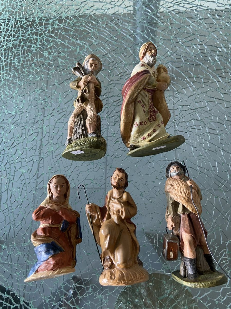 Figuren: 5 schöne Krippenfiguren handbemalt – Gebraucht aus Oftringen von andrax 4