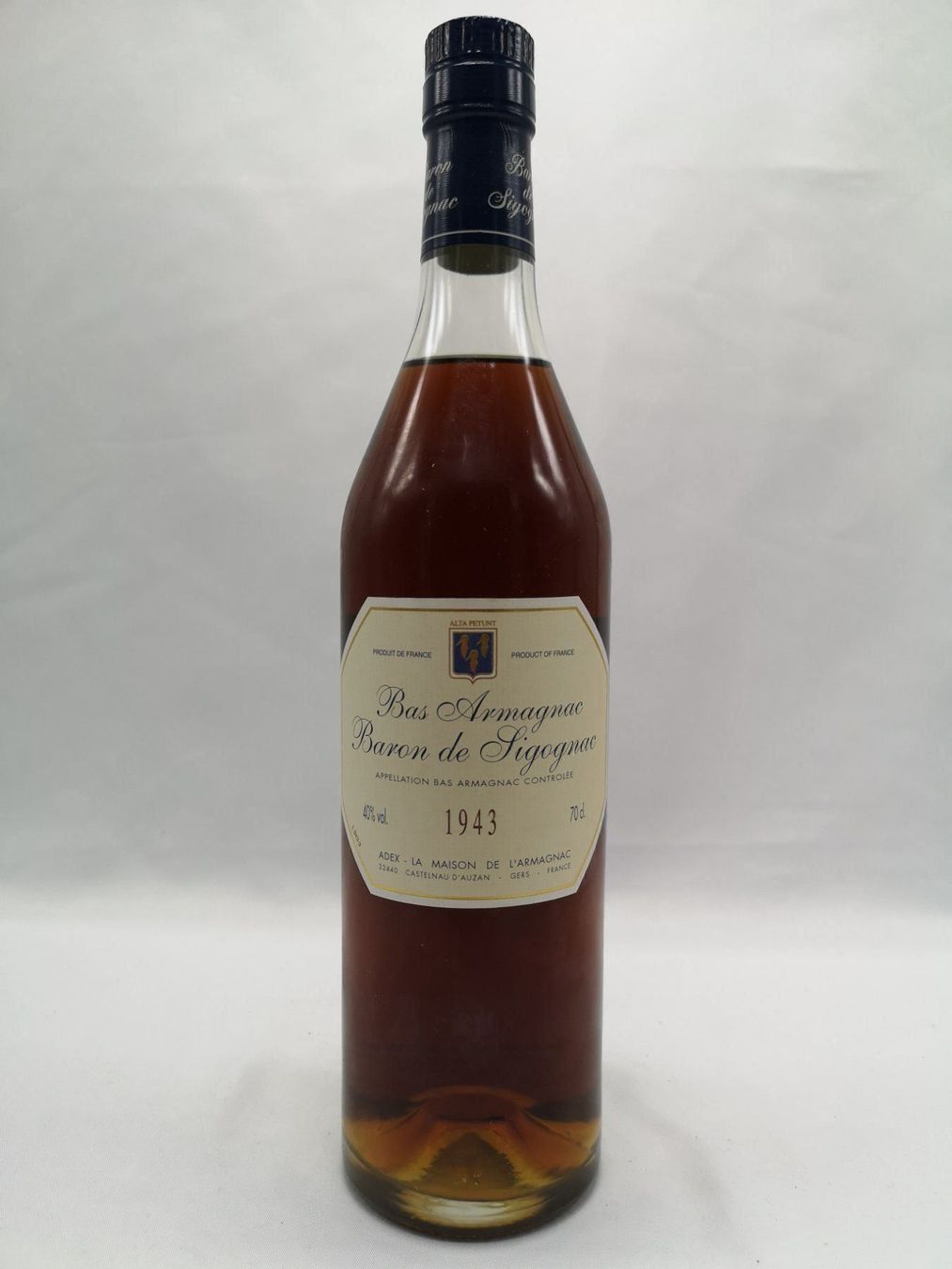 Bevande alcoliche: ARMAGNAC  millésime 1943 / SUPER OFFRE !!! – Nuovo e nell'imballaggio originale da Bulle venduto da italicum