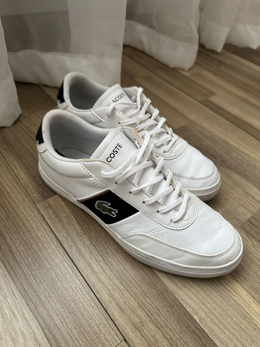 Lacoste Scarpe da uomo: Lacoste Court Master Sneaker, Gr. 40.5, Weiss – Usato da Arlesheim venduto da Lipinho7