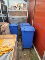 Abfallcontainer Glasbehälter blau gebraucht