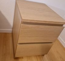 2x IKEA MALM Nachttisch / Kommode mit 2 Schubladen