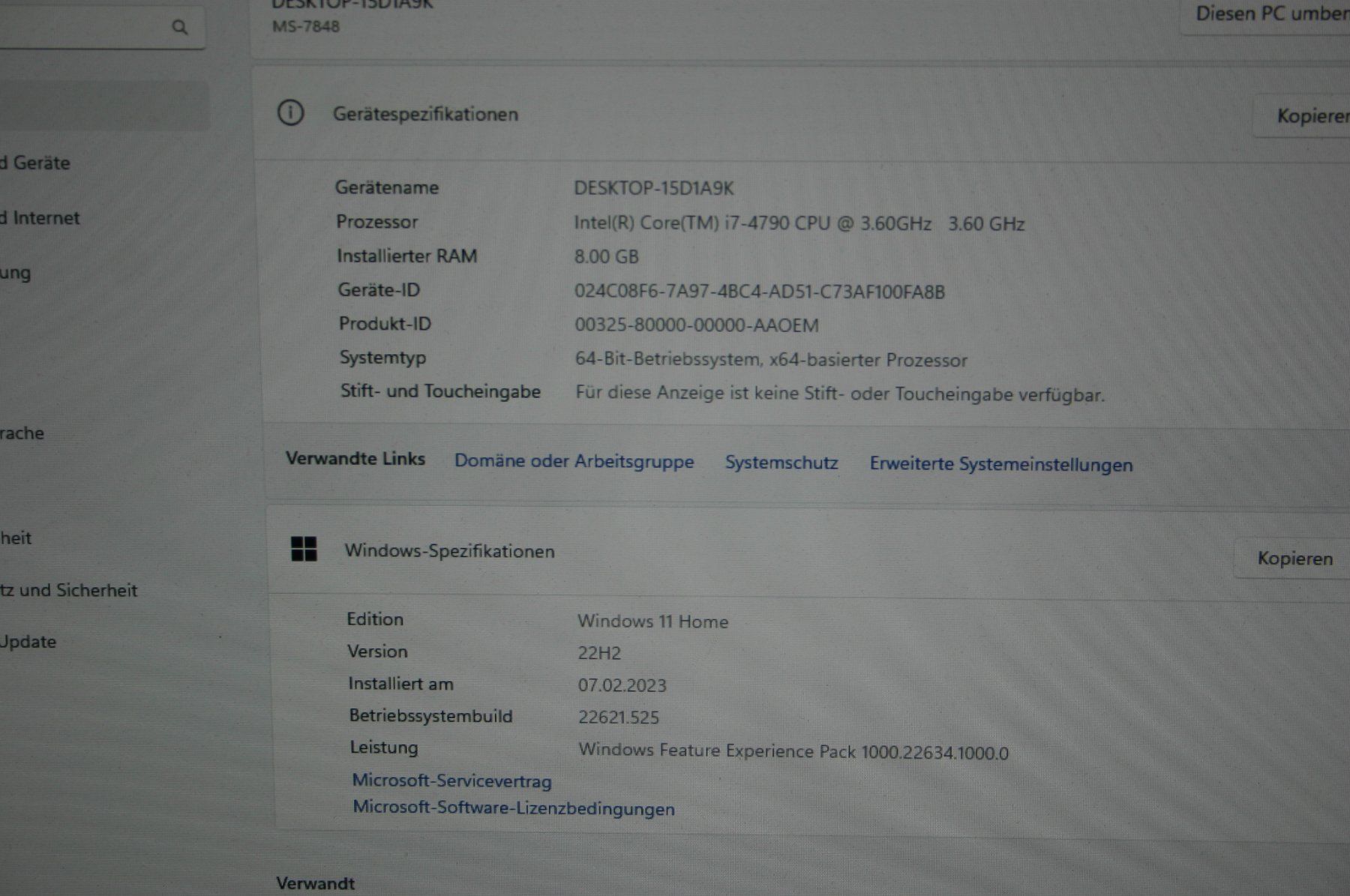Medion PC: Schneller Medion Computer mit I7, SSD und HD, mit Win11 – Usato da Stettlen venduto da Bigjm 4