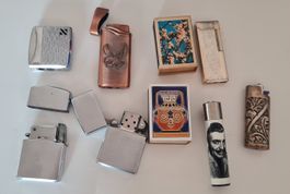 Briquet Collection divers modèles, années et marques...