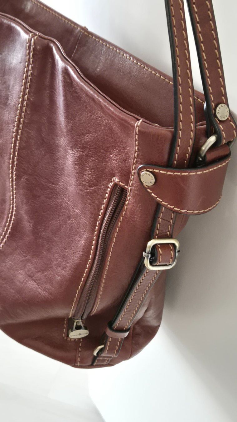 Borse da donna: Damen Lederhandtasche neu – Nuovo (secondo la descrizione) da Kilchberg ZH venduto da logn 4